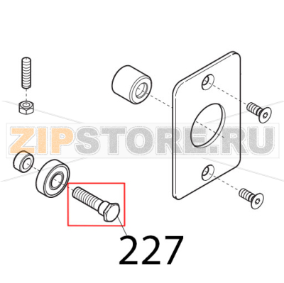 Perno cuscinetto Sirman Canova 300 Perno cuscinetto Sirman Canova 300Запчасть на деталировке под номером: 227