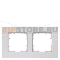 DELTA MIRO  АЛЮМИНИЕВЫЙ МЕТАЛЛИК РАМКА 2-МЕСТНАЯ Siemens 5TG1112-1