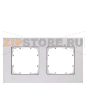 DELTA MIRO  АЛЮМИНИЕВЫЙ МЕТАЛЛИК РАМКА 2-МЕСТНАЯ Siemens 5TG1112-1 