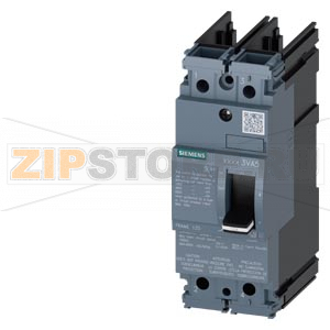 molded case switch 3VA5 UL frame 125 max. sh-circ breaking capacity 65kA @ 480V 2-pole, line protection MCS110, In=100A without overload protection self-protection Ii=16 x In without connection Siemens 3VA5110-1BB21-0AA0 