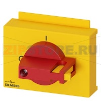 Аксессуар для 3KD0 типоразмер 01 direct handle, Emergency switching off, 3-пол. padlockable in OFF-position Siemens 3KD9011-8C