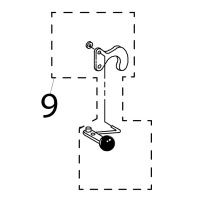 Latch, link and lever assembly KitchenAid 5K45SSEWH