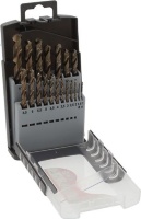 КОМПЛЕКТ ИЗ 19 ЦИЛИНДРИЧЕСКИХ ПЕРОВЫХ СВЁРЛ Ø 1÷10 ММ