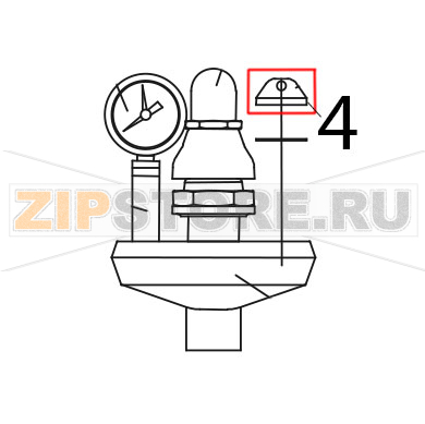Plug for plenum chamber Tecnoinox P70IE7 Plug for plenum chamber Tecnoinox P70IE7Запчасть на деталировке под номером: 4