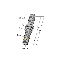 Датчик индуктивный Turck BI4U-EM12WD-VP6X-H1141 L80